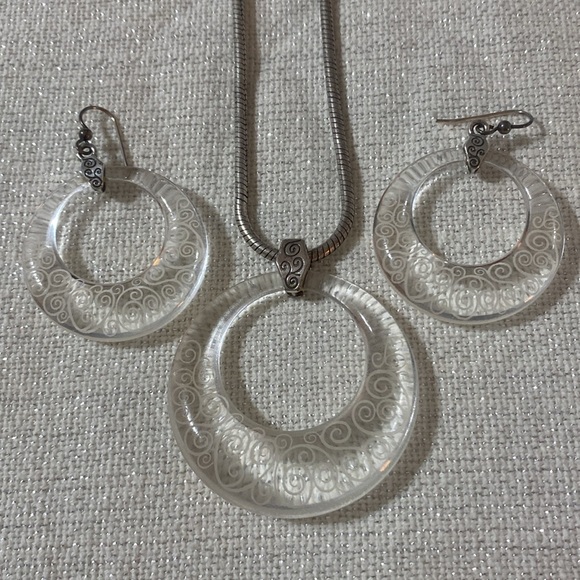 Brighton Lava Lounge Necklace & Earring set - Picture 2 of 6